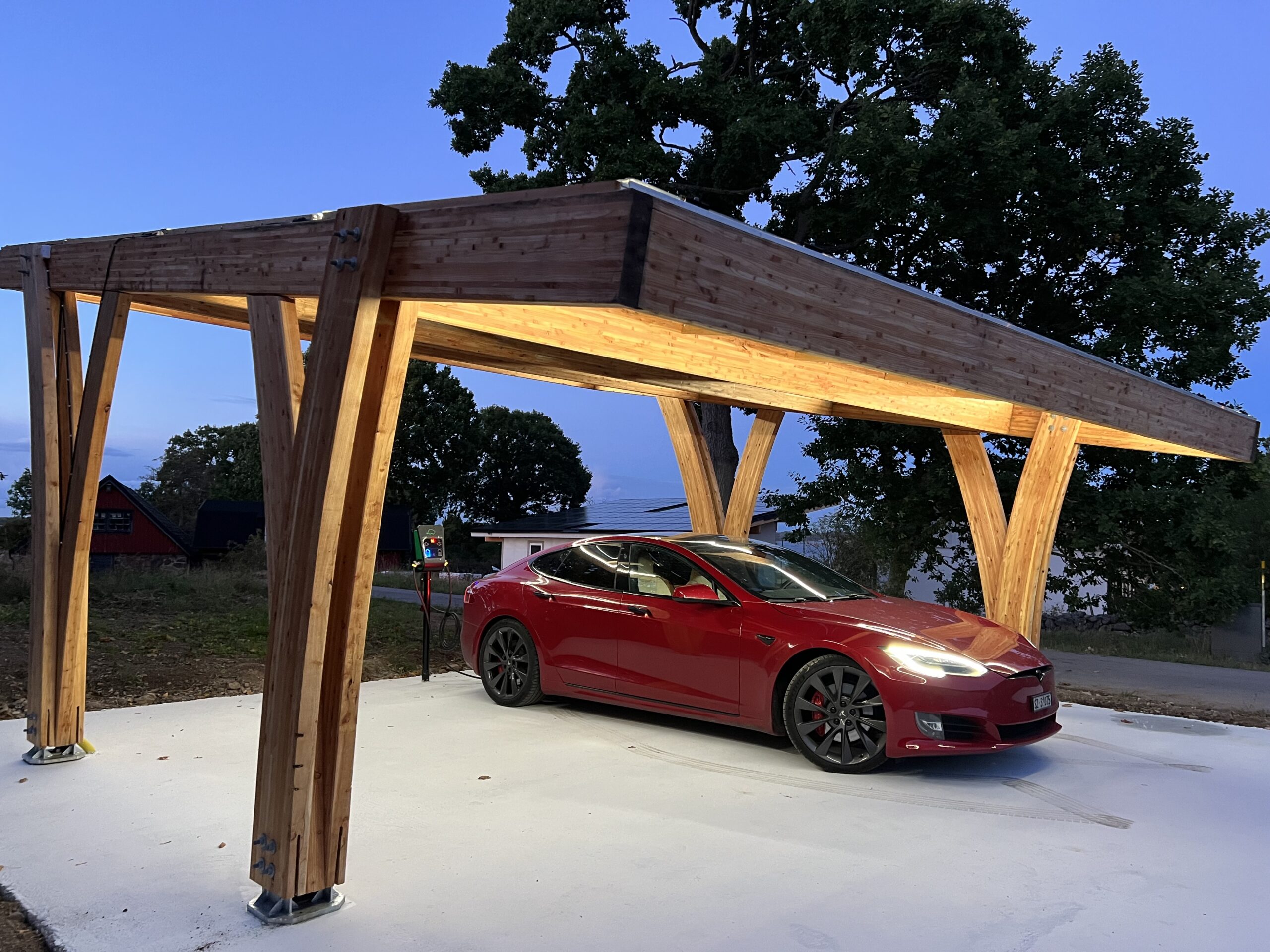 Solceller på Carport